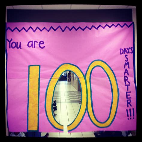 100th Day Of School Banner School Banner Diy Classroom Decorations