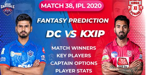 Video Kxip Vs Dc Dream11 Ipl 2020 Prediction Tips Captain Options Player Stats