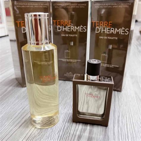 Set Hermes Terre D`hermes M Edt 30ml Edt 125ml Refill Chuẩn Perfume