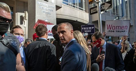 Corey Lewandowski A Trump Campaign Adviser Has Tested Positive For