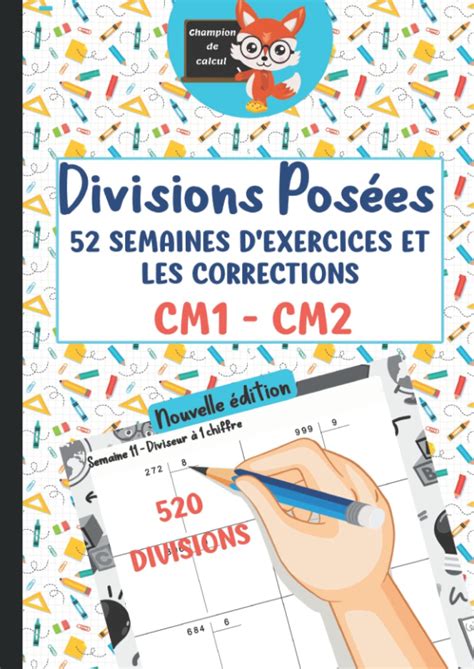 Amazon in Buy Divisions Posées CM1 CM2 52 semaines d exercices et