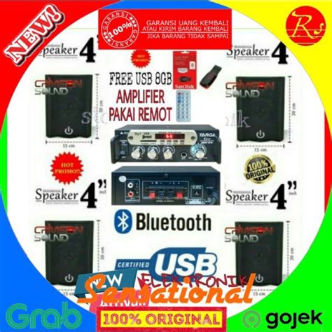 Jual Paket Sound Cafe Dan Restoran Ampli Digital Speaker Gantung