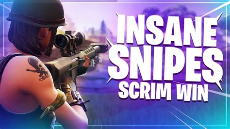 Insane Snipes Duo Scrim Win Fortnite Battle Royale Youtube