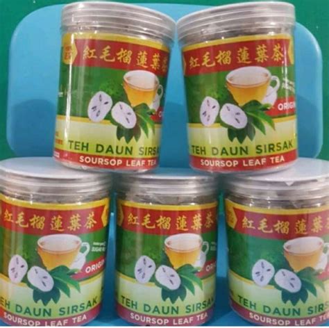 Jual Teh Celup Daun Sirsak Original Kemasan Toples Di Seller Selamat