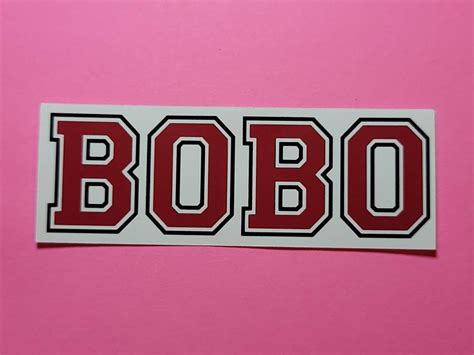 Bobo Logo Sticker Etsy