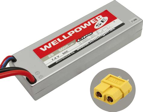 WELLPOWER LIPO AKKU SE CAR 5000 MAH 7 4 VOLT 2S 50 100C