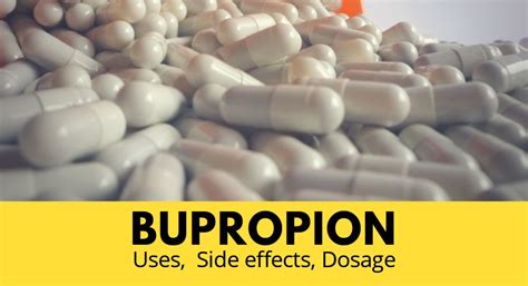 Bupropion Uses Side Effects Dosage Drugsbank