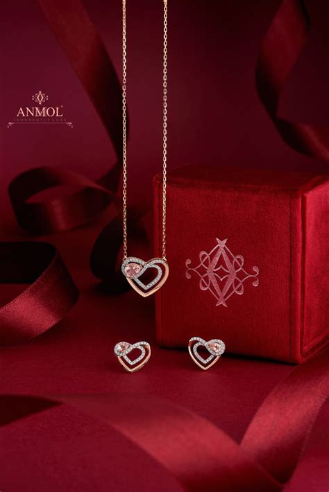 Infinite Heart In Heart Diamond Pendant Set The Perfect Valentines