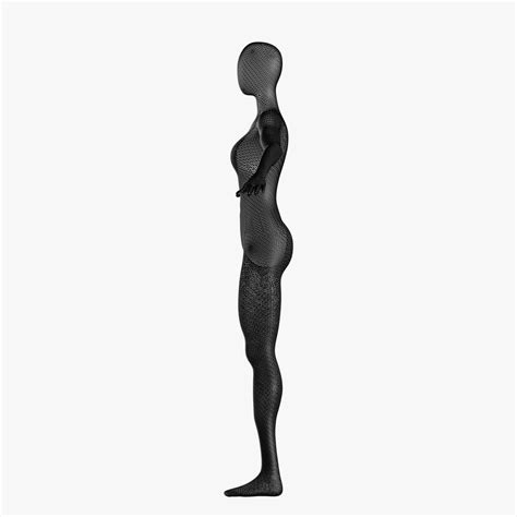 Rigged Stylized Female Mannequin 3d Model Turbosquid 2058764