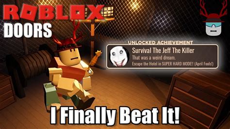 I Finally Beat Doors Super Hard Mode Roblox Doors April Fools