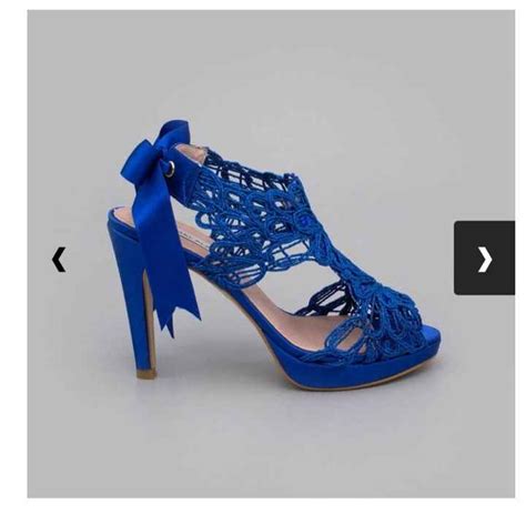 Zapatos Azul Electrico Moda Nupcial Foro Bodas Net