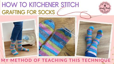 Sock Knitting How To Kitchener Stitch How To Graft The Toe Of A Sock Right Handed Wendy