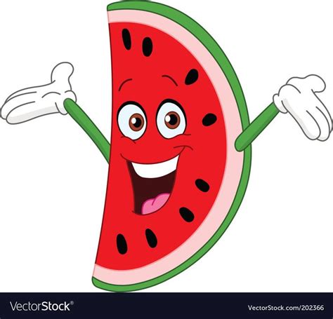 Watermelon Slice Royalty Free Vector Image VectorStock Fruit