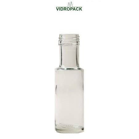 100 ml Dorica Klarglas Flasche mit Schraubverschluss PP31 5 Mündung