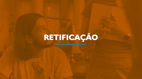 Retificação do edital nº 11 2022 Seleção de tutores para o curso de