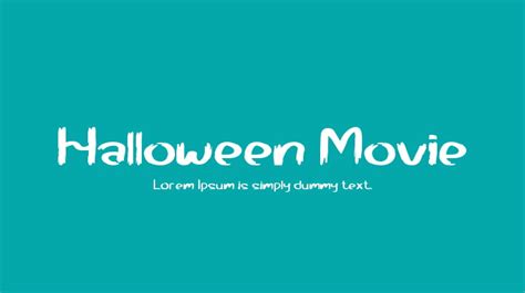 Halloween Movie Font : Download Free for Desktop & Webfont