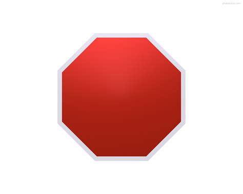 Blank Stop Sign Template Clipart Best