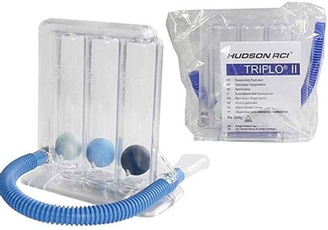 Triflo Ii Espirometro Hudson Incentivador Pulmonar 10 Piezas Meses