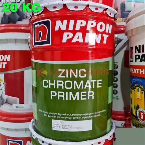 Jual Nippon Zinc Chromate Grey Green Protective Cat Dasar Anti Karat