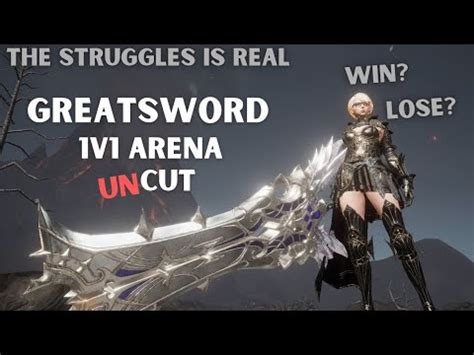 Greatsword PVP 1v1 Arena Uncut TRAHA Global YouTube