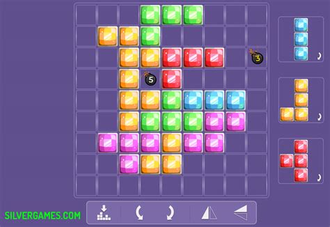 Block Puzzle Play Online On Silvergames 🕹️