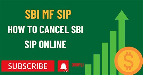 How To Cancel Sbi Mutual Fund Sip Online Ourpli