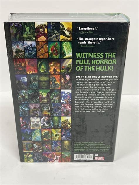 The Immortal Hulk Omnibus Alex Ross Regular Cover Marvel Comics Hc