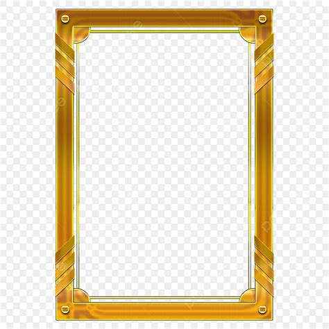 A4 Size Frame PNG Transparent, A4 Size Gold Frame Psd, A4, Size, Golden ...