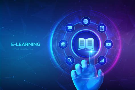 E Learning Innovative Online Education And Internet Technology Concept