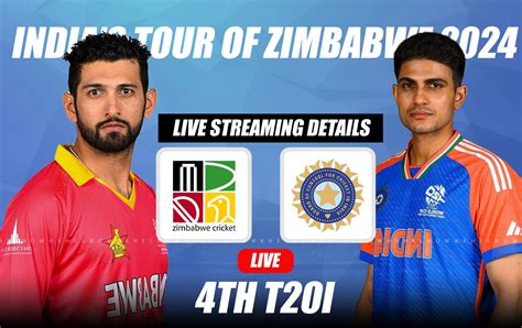 Ind Vs Zim Live Streaming Details When And Where To Watch Th T I Of