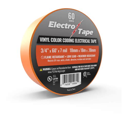 General Purpose Color Coding Electrical Tape - 60 Series - Electro Tape