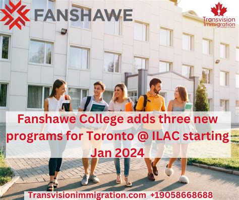 Fanshawe College Adds Three New Programs For Toronto Ilac Starting