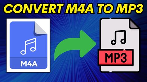 How To Convert M4A To MP3 Quick And Easy YouTube