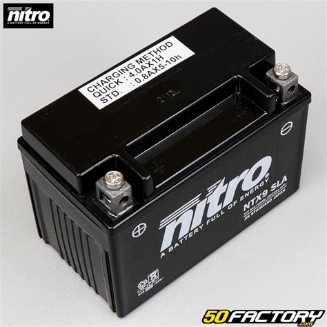 Batterie Nitro Ntx V Ah Gel Piaggio Zip Sym Orbit Xmax Burgman