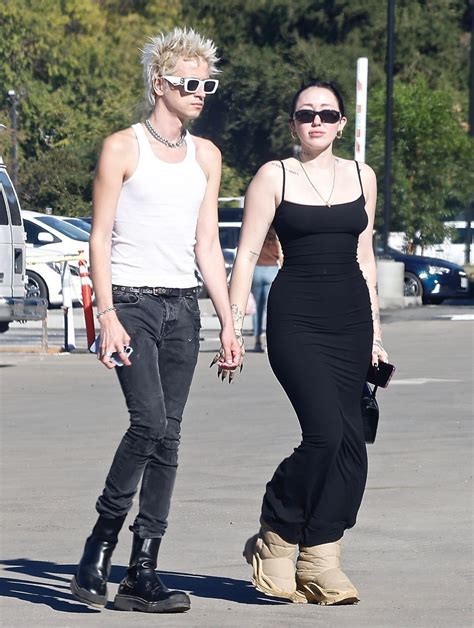 Noah Cyrus Wears A Body Hugging Black Dress Shopping In Studio City