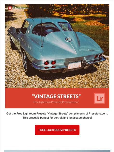 Presetpro Lightroom Presets Free Lightroom Preset Vintage Streets