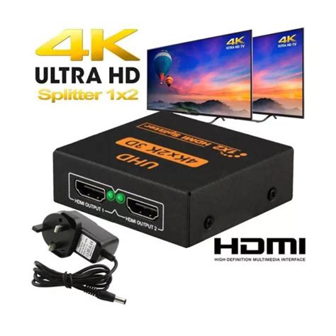 Hd K X K Port Hdmi Splitter X Repeater Amplifier D Hu Daraz Pk