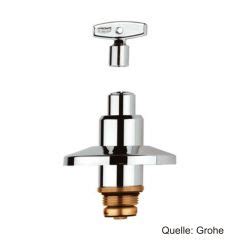 Grohe Oberteil F R Up Ventile Mit Steckschl Ssel Verchromt