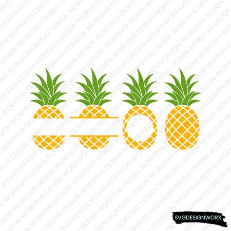 Pineapple Svg Pineapple Clipart Png Fruit Tropical Summer Cricut