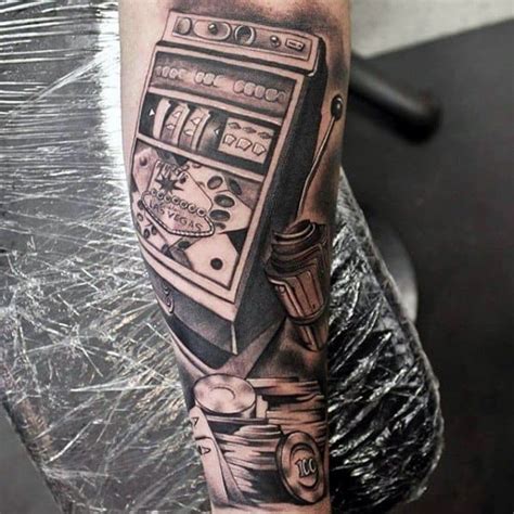 30 Slot Machine Tattoo Designs For Men Jackpot Ink Ideas