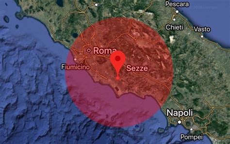 Scossa Di Terremoto A Latina Trema Tutta La Provincia Avvertita Fino