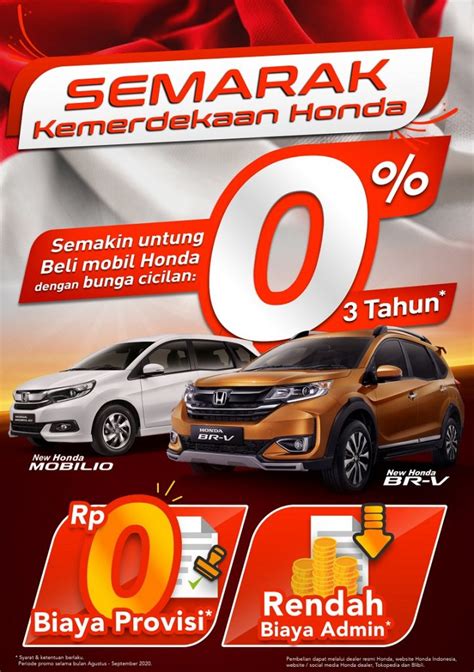 Promo Merdeka Honda 2025 Honda Mobil Tangerang