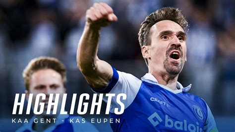 KAA Gent KAS Eupen 2 1 MD8 JPL YouTube