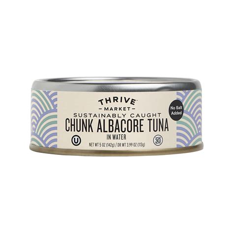 Canned Albacore Tuna No Salt Added Thrive Market