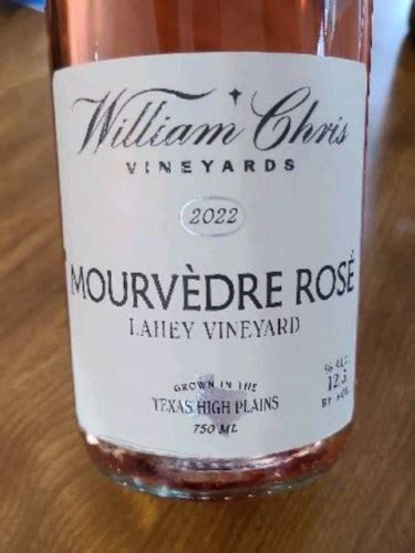 William Chris Vineyards Lahey Vineyard Mourv Dre Ros Vivino Us