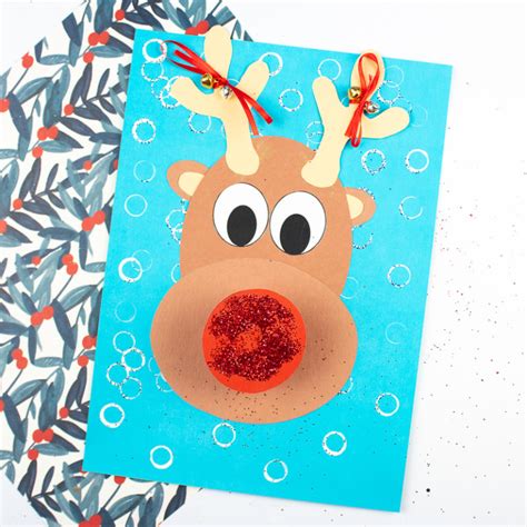 Jingle Bells Rudolph Reindeer Craft - Arty Crafty Kids