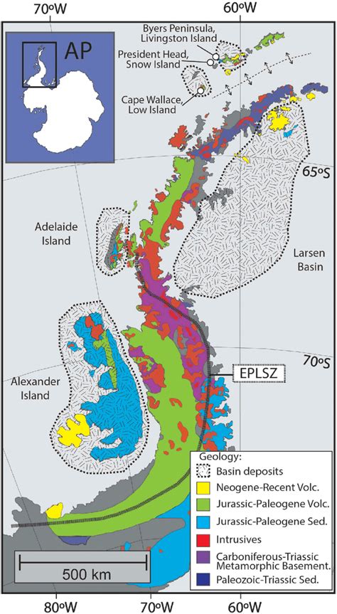 Geological Map Of The Antarctic Peninsula Showing The Distribution Of Download Scientific