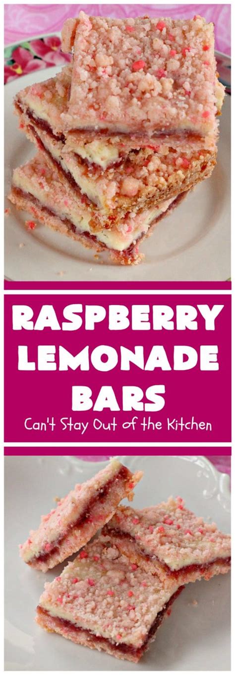 Raspberry Lemonade Bars Can T Stay Out Of The Kitchen