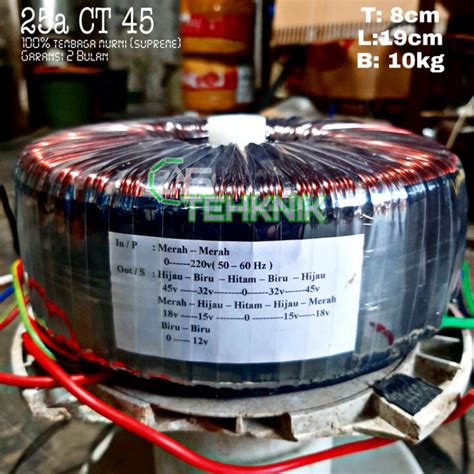 Jual Trafo Teroid Donat A Ct V V Shopee Indonesia