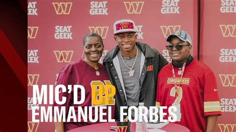 First 24 Hours Emmanuel Forbes Mic D Up After Getting Drafted By The